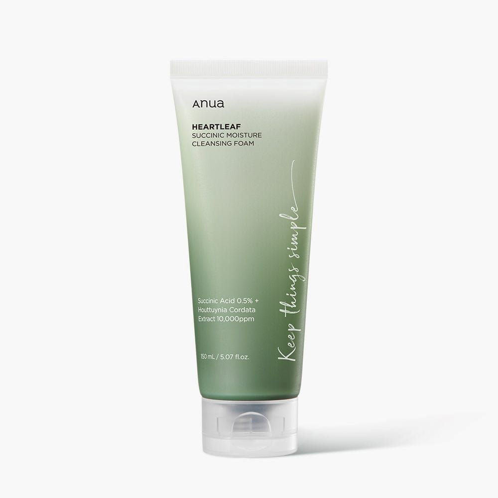 Heartleaf Cleansing Foam | ANUA Moisture Cleanser | arganabeauty.ae