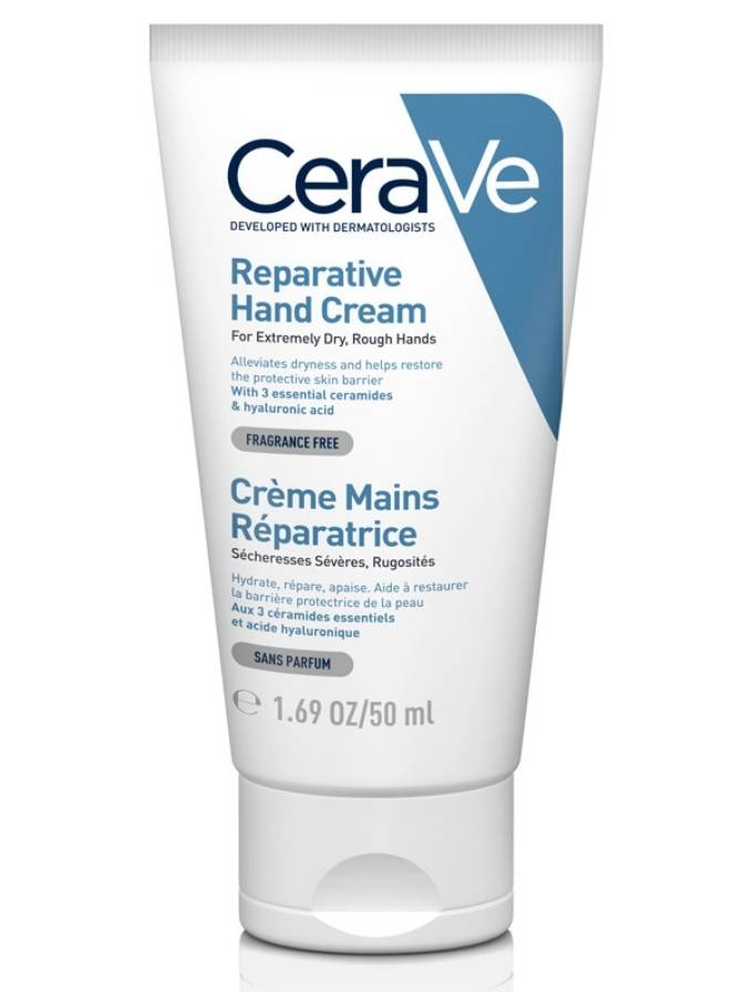 CeraVe Reparative Hand Cream on a white background
