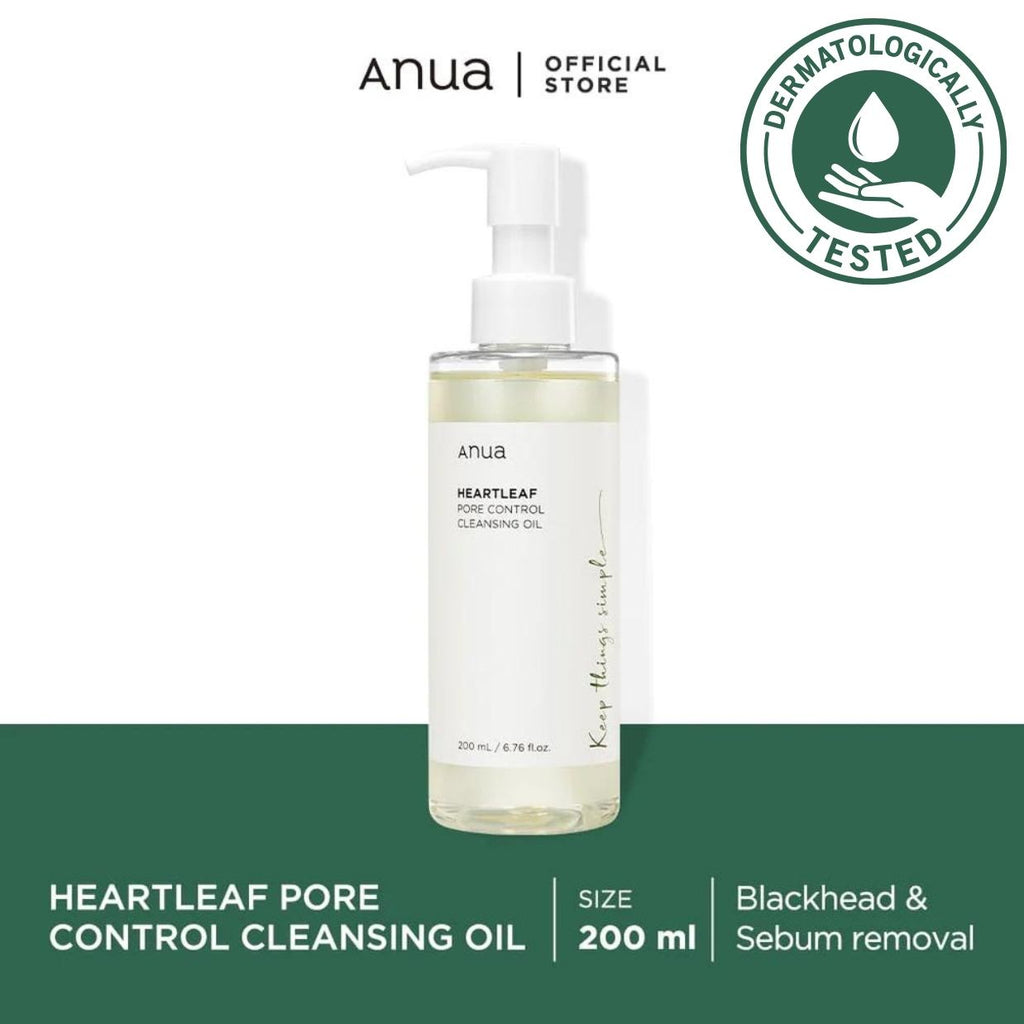 Cleansing Oil Korean | ANUA Heartleaf Pore Control | arganabeauty.ae