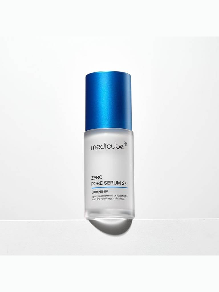 Medicube Zero Pore Serum 2.0 bottle on a white background