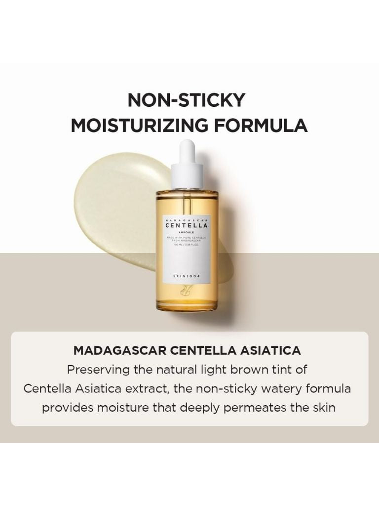 Madagascar Centella Asiatica Ampoule Facial Serum 100 Ml