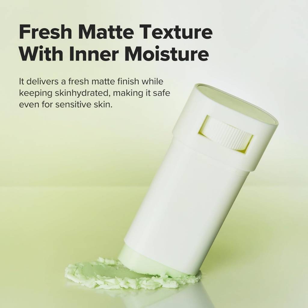 “Model applying Beauty of Joseon Matte Sun Stick on face – shine-free UV protection”
