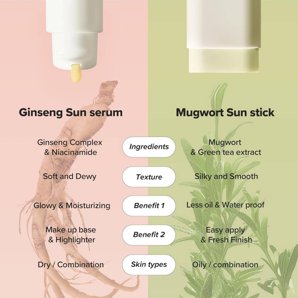 “Flat lay of Beauty of Joseon Matte Sun Stick SPF 50+ with skincare essentials – daily UV defense”
