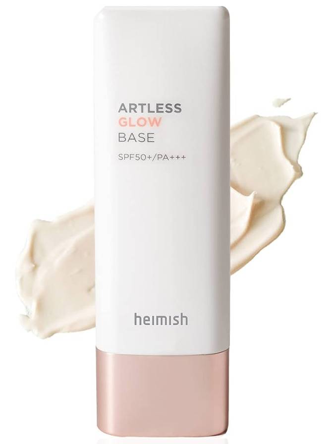 Heimish Artless Glow Base skincare product on a white background