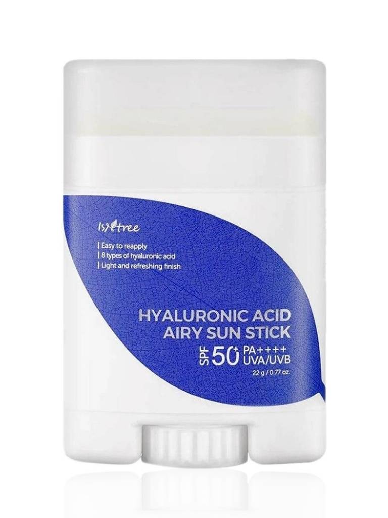 Hyaluronic Acid Airy Sun Stick with SPF 50 on a white background