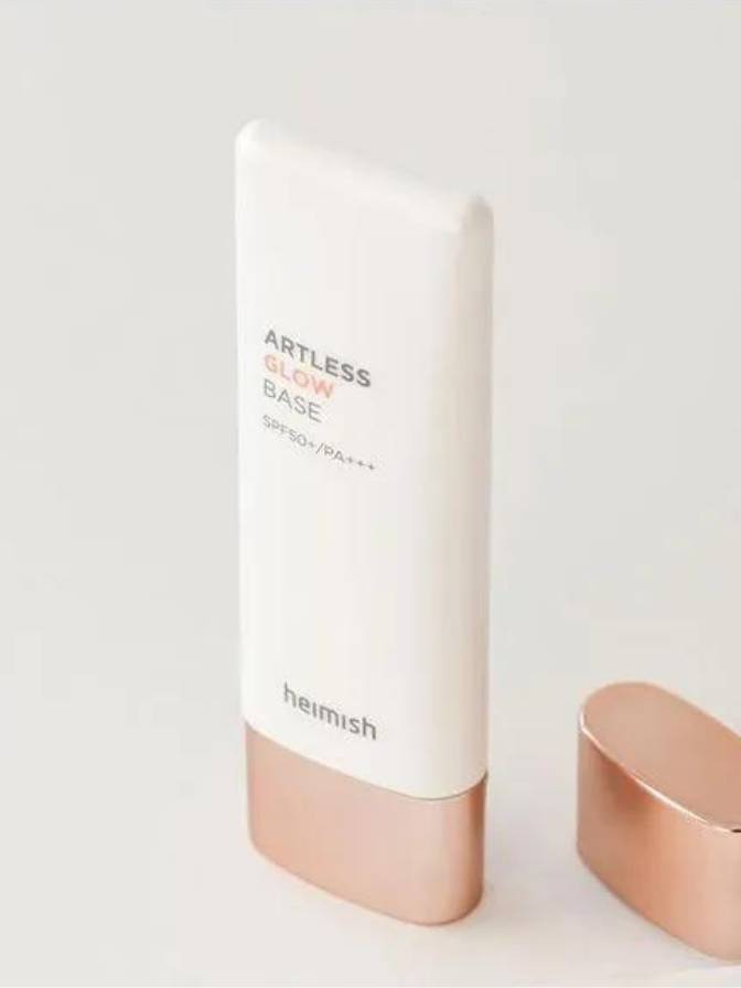 Heimish Artless Glow Base skincare product on a white background