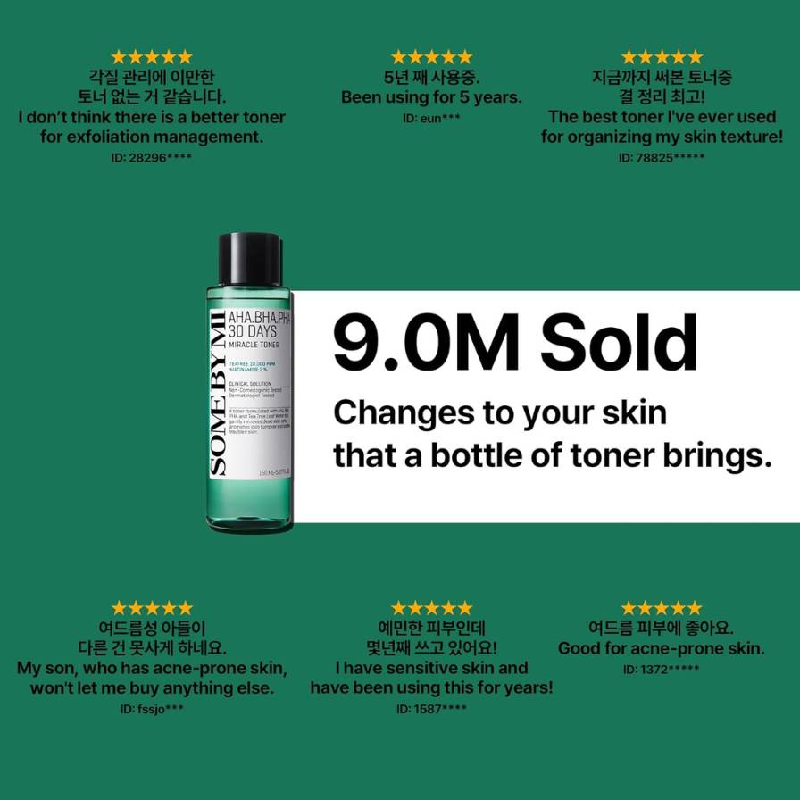 Sunteck skincare product with customer reviews and sales statistics on a green background