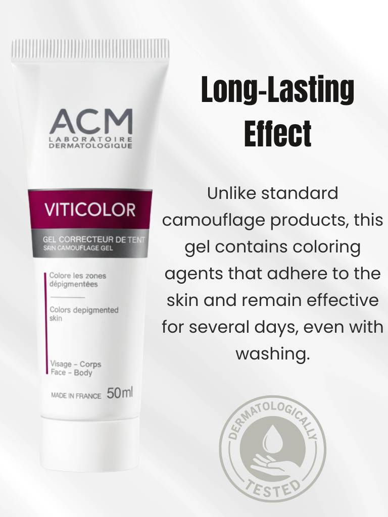Viticolor gel with ACM branding on a white background