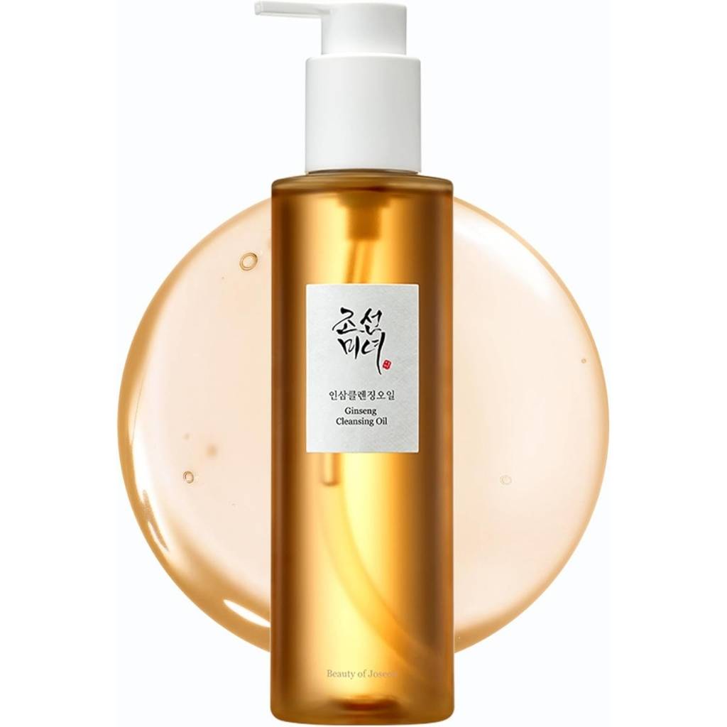 “Beauty of Joseon Ginseng Cleansing Oil bottle on white background – gentle Korean makeup remover”
