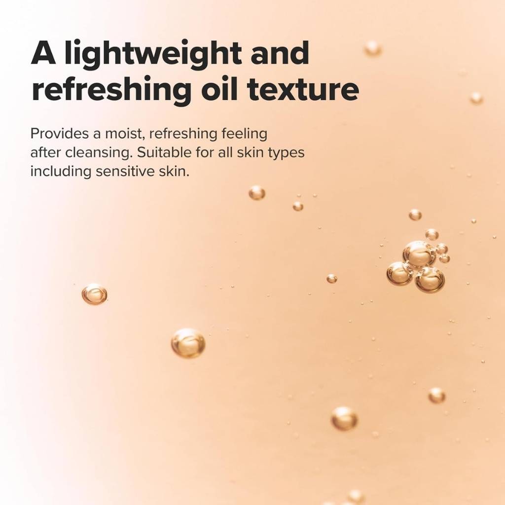 “Flat lay of Beauty of Joseon Ginseng Cleansing Oil with ginseng roots and skincare items – nourishing Korean cleanser”
