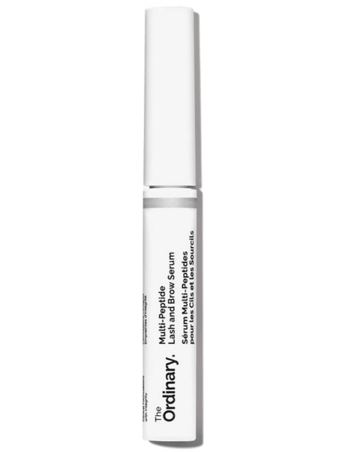 The Ordinary multi-peptide serum bottle on a white background