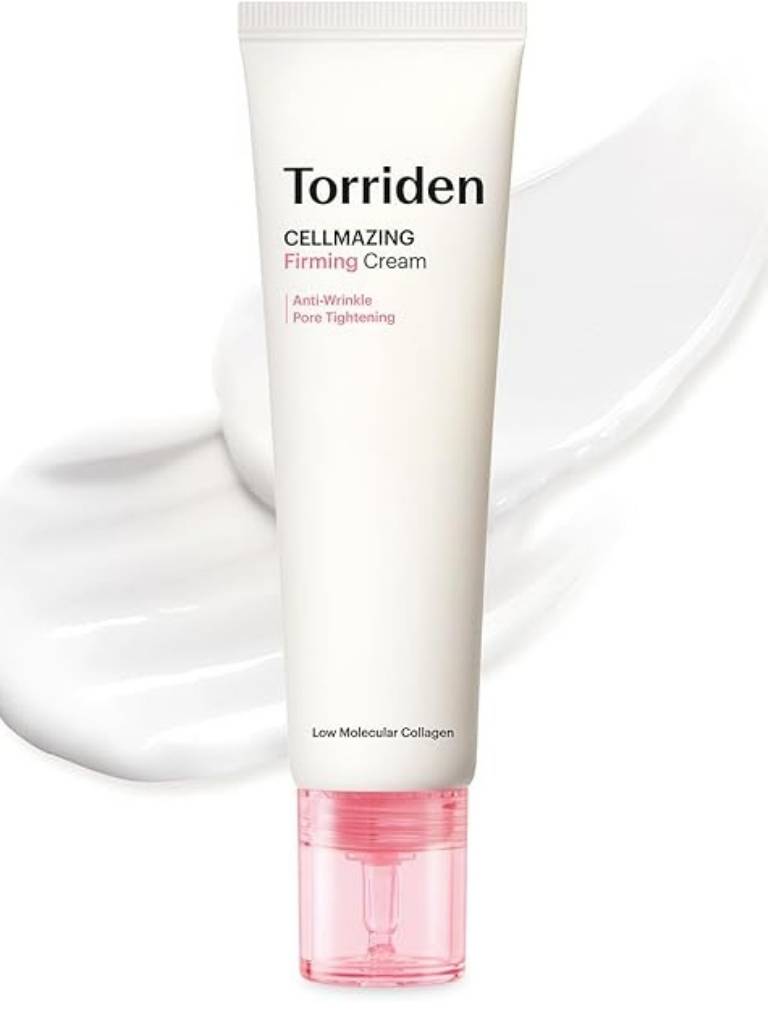 Torriden Cellmazing Firming Cream tube on a white background