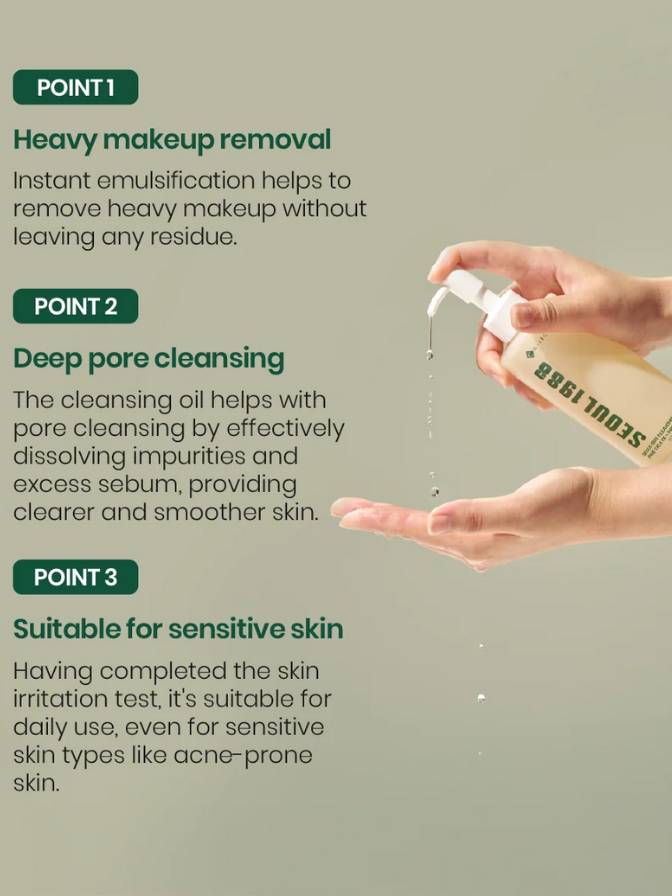 Product packaging with text highlighting features on a green background