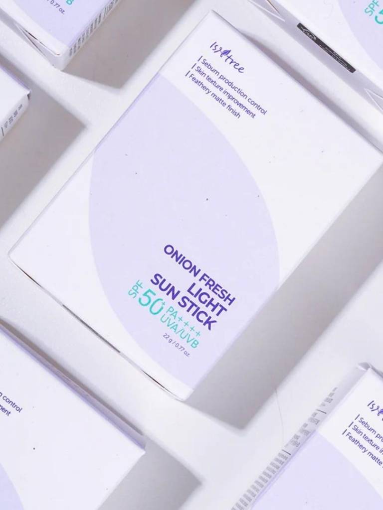Ivfree Onion Fresh Light Sun Stick packaging on a white background