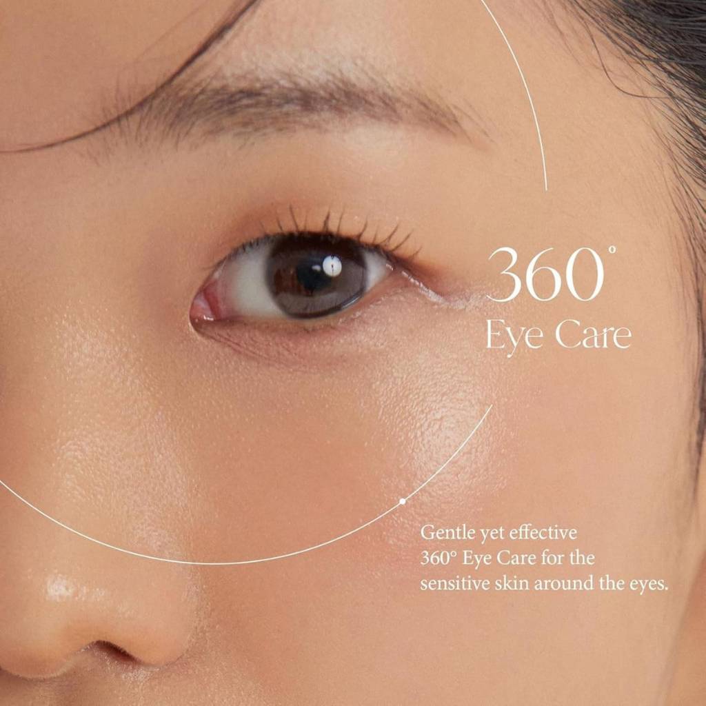 “Close-up of AXIS-Y Vegan Collagen Eye Serum applicator – cooling tip for under-eye care”
