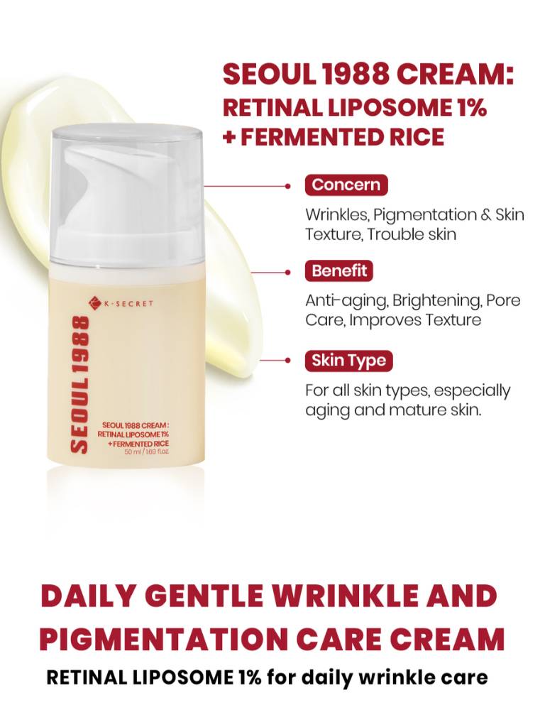Sedul 1988 cream bottle with product details on a white background