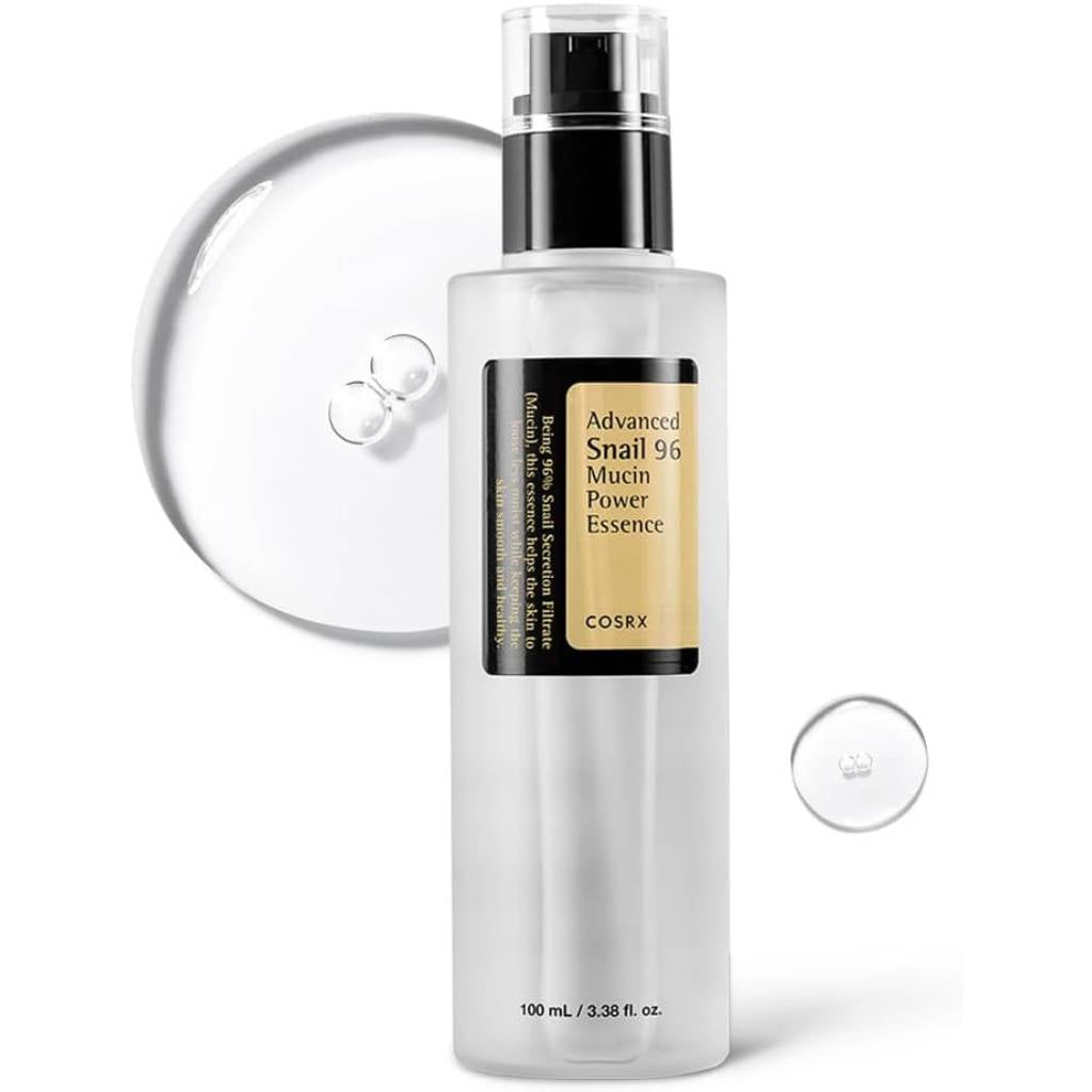 Cosrx Advanced Snail 96 Mucin Power Essence bottle on a white background