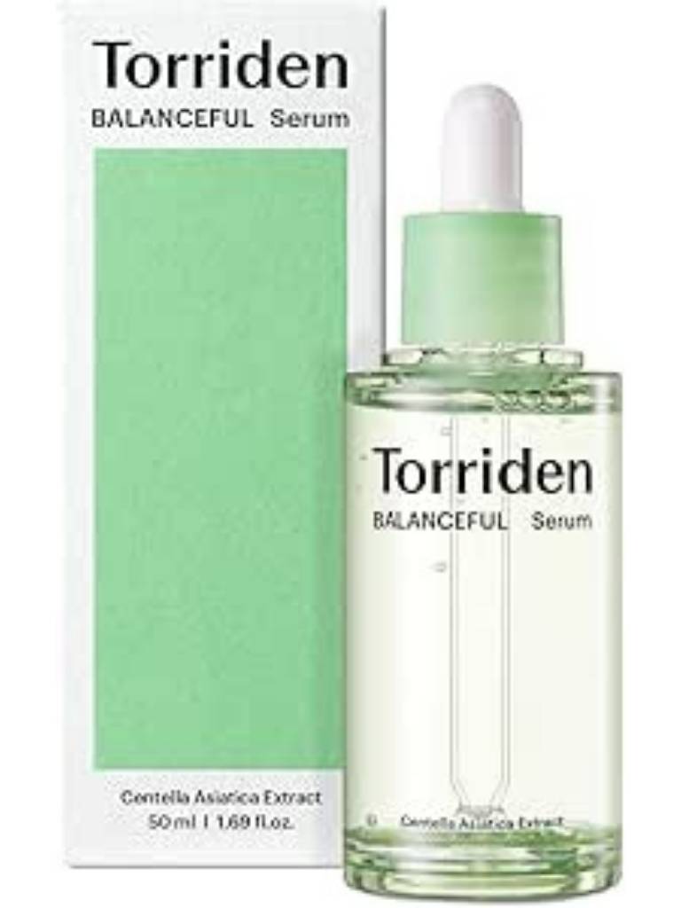 Torriden Balanceful Serum bottle and packaging on a white background