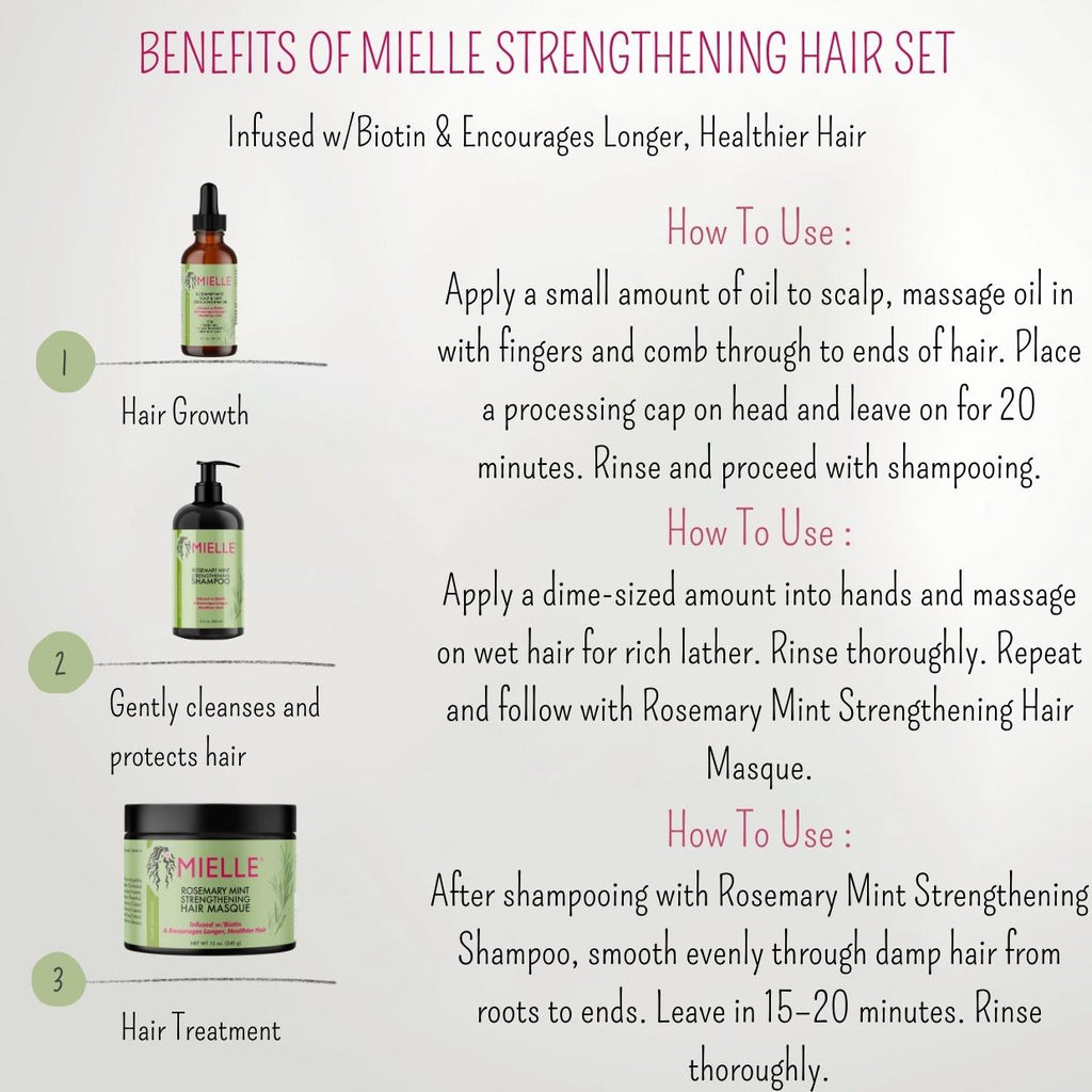 Mielle Rosemary Mint | Mielle Organics Rosemary | arganabeauty.ae