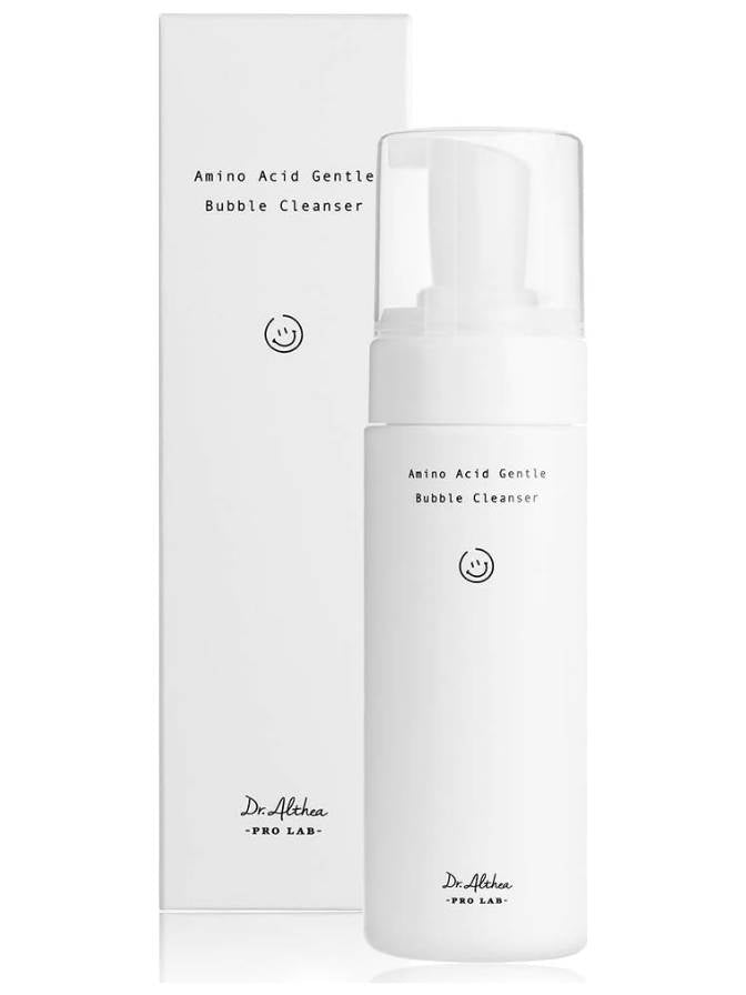 Dr. Althea Amino Acid Gentle Bubble Cleanser with packaging on a white background