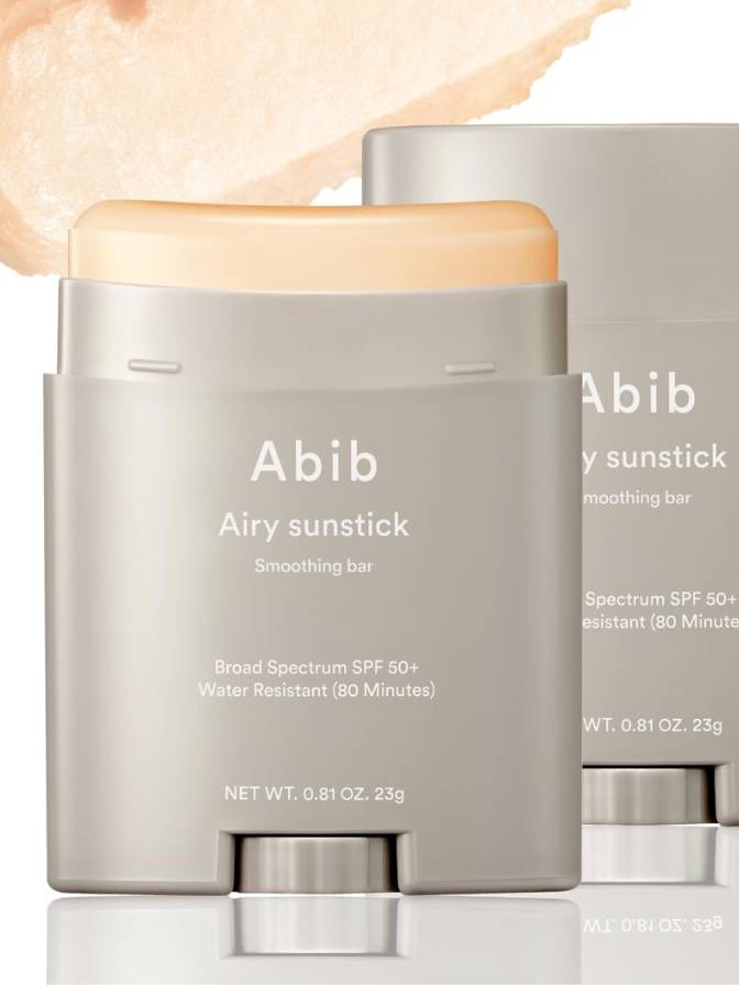 Abib Airy sunstick packaging on a white background