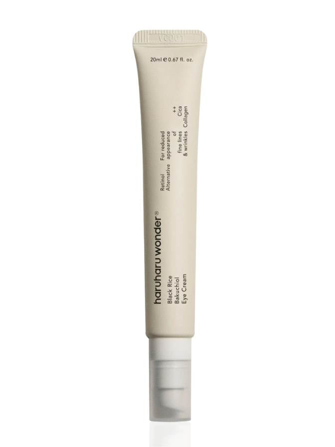 Skincare tube with brand name on a white background