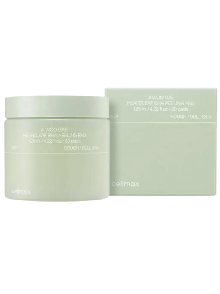 Skincare product packaging with a jar and box on a white background
