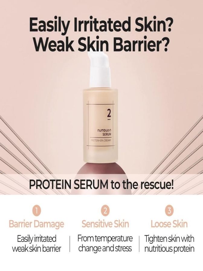 NUMBUZIN No. 2 Protein 43% Creamy Serum 50 ml 