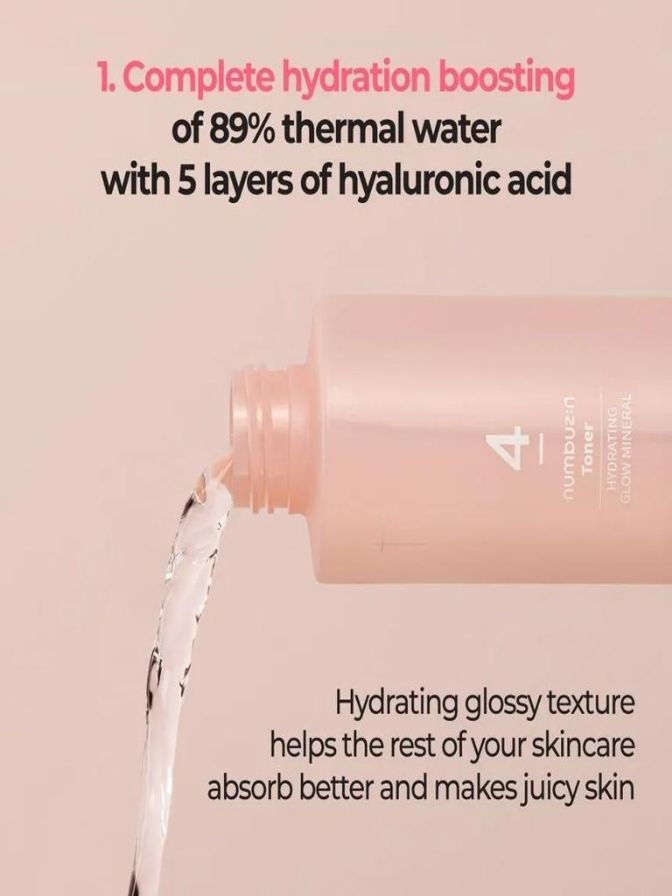 Numbuzin No.4 Hydrating Glow Mineral Toner 200 ml