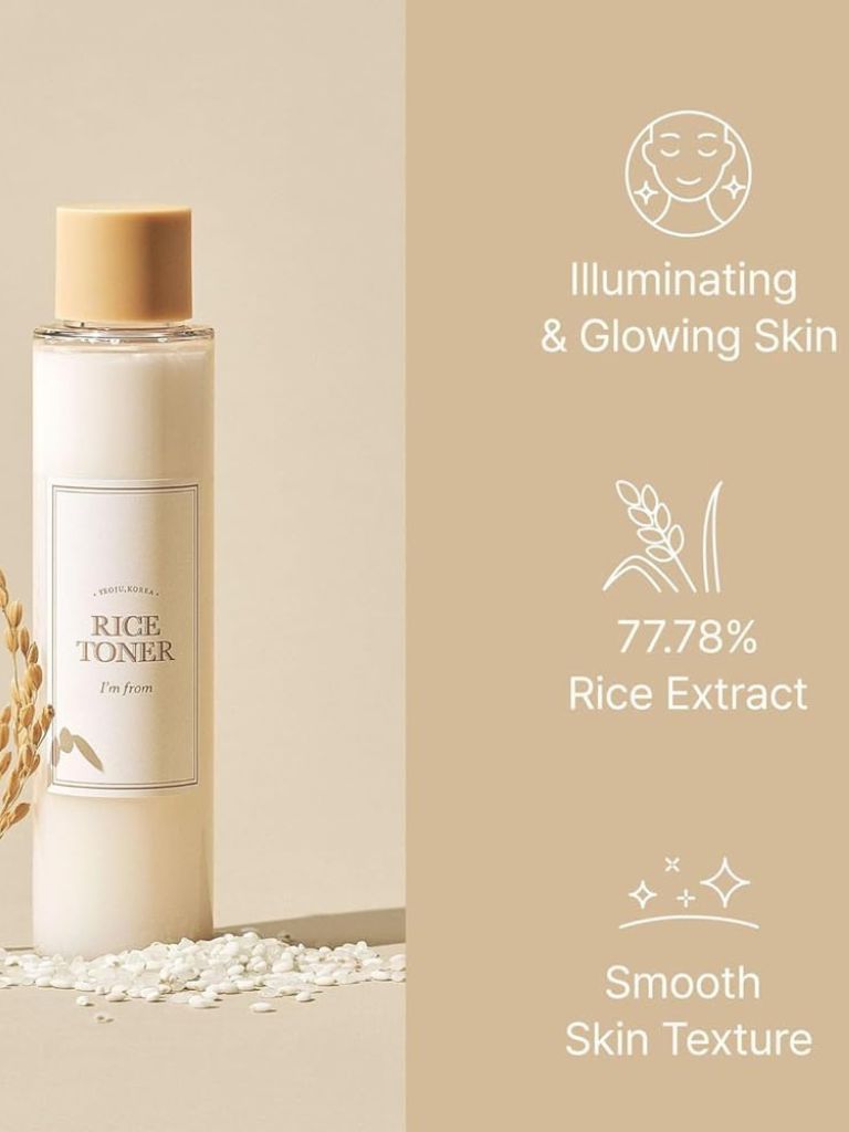Rice Toner, Milky Toner for Glowing Skin 150 Ml