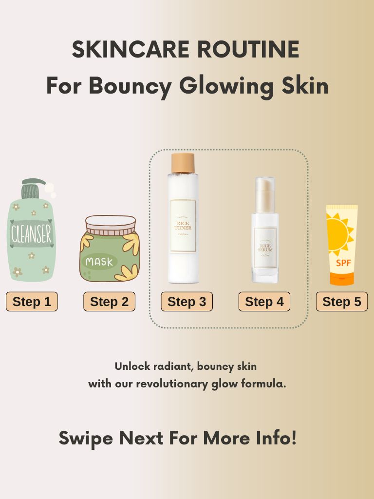Rice Toner, Milky Toner for Glowing Skin 150 Ml