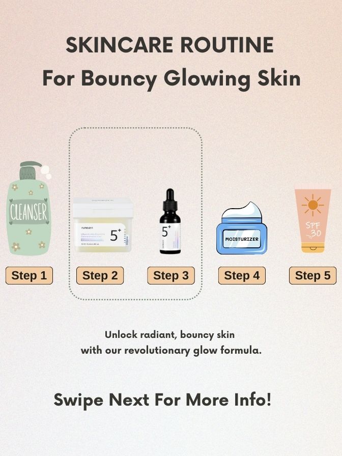 Skin Rejuvenation Kit - No.5 Vitamin-Niacinamide Concentrated Pad, No.5 Vitamin Concentrated Serum
