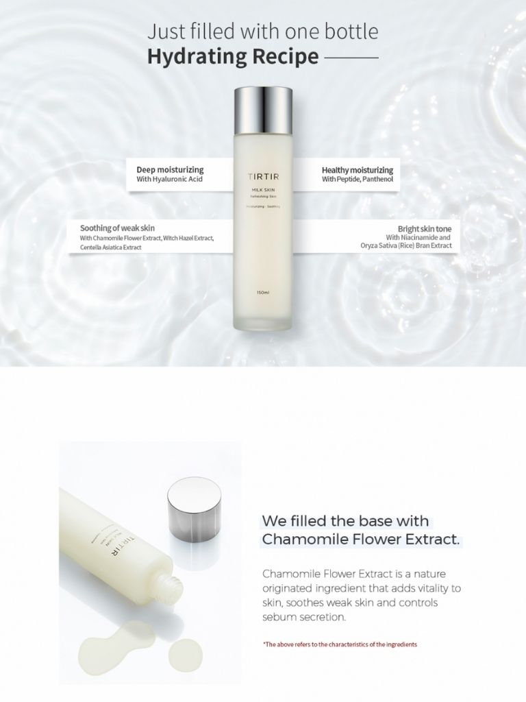 Tirtir Skin Milk Toner – Hydrating and Soothing Facial Toner  150 Ml