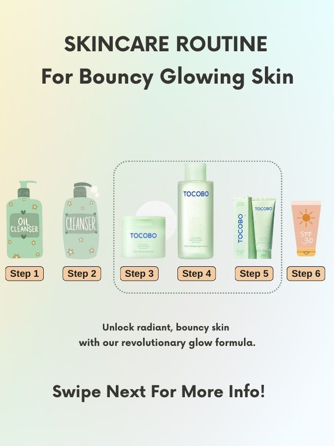 Tocobo Cica Aqua Calming Toner 200ml & Tocobo Cica Gel Cream 75ml & Cica Cooling Sun Stickr | Calming, Hydrating, and Protective Skincare Set