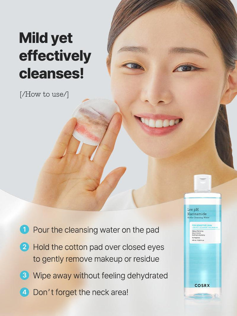 COSRX Low pH Niacinamide Micellar Cleansing Water