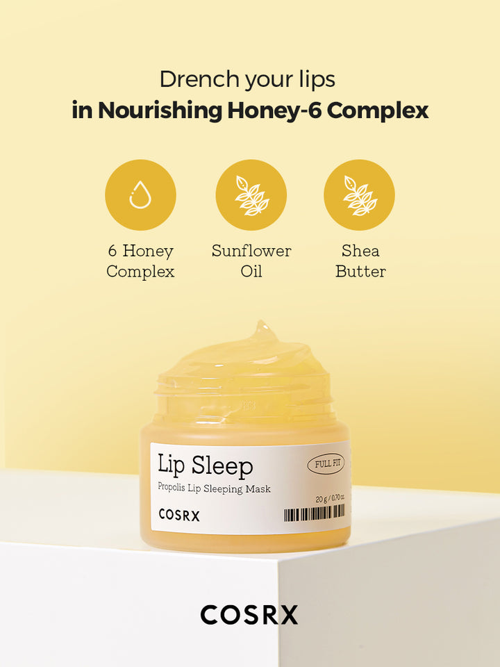 COSRX Lip Sleep - Full Fit Propolis Lip Sleeping Mask